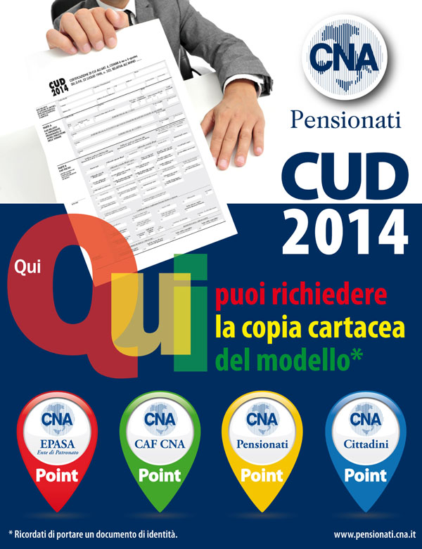 Cud 2014 – Gratuitamente alla Cna di Salerno